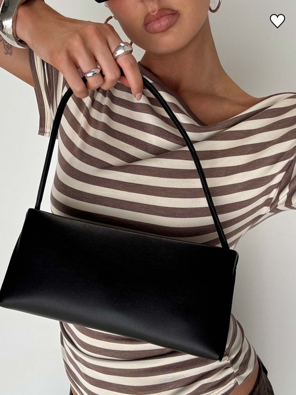 New Princess Polly Shoulder Bag - Black